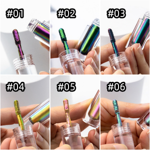 Cosméticos Camaleón Duochrome Sombra de ojos metálica OEM Líquido Sombra de ojos multicolor - Product Image 2