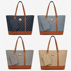 Women Large Capacity Shoulder Bag PU Leather Tote Bag with <b>Small</b> Pouch Adjustable Strap Casual <b>Handbag</b> for Daily Travel Shopping - Product Image 6