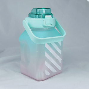 Water Bottle Plastic Gallon Custom Botol Minum Anak 1500ml Gym Frosted Water Bottle Plastic Gallon Motivational Water Jug Bottle With Straw