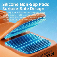 Ventilador de Cuello Sin Aspas FY30, Manos Libres, con Clip para Sombrilla, Rotación de 180 Grados, USB, Eléctrico, Compacto, Mini, para Hogar y Exteriores