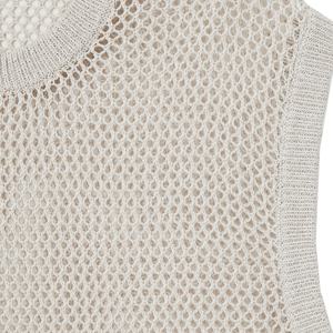 Camisa sin mangas de algodón 100% vintage casual para hombre con cuello acanalado y diseño de red, talla grande, venta al por mayor - Product Image 5