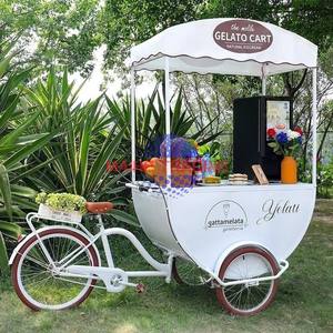 Carrito de Comida Móvil de Metal para Exteriores, Centro Comercial, Escuela, Parque, Diseño de Carrito de Comida Rápida Pequeño, Resistente a la Oxidación - Product Image 6