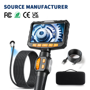 Endoscope industriel HD articulé bidirectionnel avec écran 4,3/5 pouces, étanche, pour inspection automobile et de tuyauterie - Product Image 1