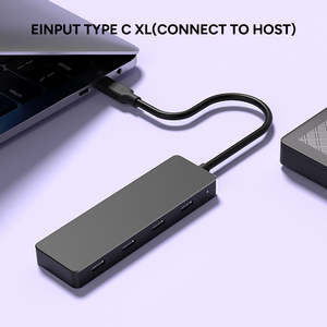멀티 포트 4 in 1 USB 3.2 10Gbps 공장 맞춤형 도킹 스테이션 유형 C 3.2 게임 컴퓨터 노트북 C 유형 USB 허브에 적합 - Product Image 2