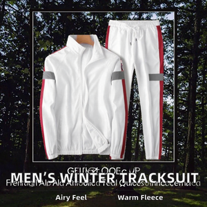 Nueva Llegada en Oferta: Conjuntos Deportivos de Invierno para Hombre, 100% Algodón, Transpirables, Cómodos, con Etiqueta de Diferentes Colores - Product Image 2