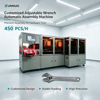 Équipement d'assemblage de clés à molette réglables automatiques XUNNUO, composants de puissance de moteur Delta PLC 800W personnalisés