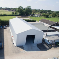 Edificio de Almacenamiento Prefabricado de Estructura de Acero Ligero Moderno para Taller Industrial, Escuela, Apartamento, Centro Comercial y Almacenamiento al Aire Libre