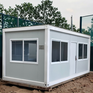 Contenedor Prefabricado Independiente de 20 Pies, Personalizado, para Oficina Móvil, Estructura de Acero, Panel Sándwich de Lana de Roca, Casa de Campo, Apartamento - Product Image 2