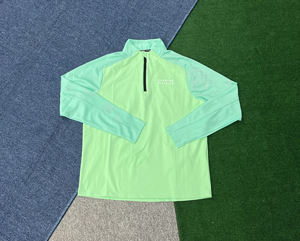 Completo Sportivo da Uomo <span class=keywords><strong>2</strong></span> Pezzi Maglia a Maniche Lunghe con Mezza Zip Pantaloni Fantasia per Palestra Corsa Abbigliamento Casual Attivo Set Due Pezzi - Product Image 4