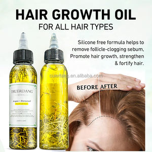 髪の成長のためのカスタム急速な有機天然ヘアオイル処理ハーブハーブ再成長オイル製品黒女性プライベートラベル - Product Image 3