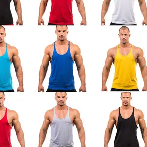 Y-Back เสื้อกล้ามสำหรับผู้ชาย,เสื้อแขนกุดสำหรับใส่ออกกำลังกายสร้างกล้ามเนื้อฟิตเนสเล่นกีฬา
