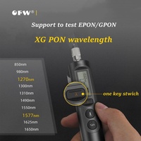 OFW Original Mini 3-en-1 : Testeur de puissance optique, localisateur visuel de défauts FWV-05, testeur de câbles compatible POE/GSM/SDK pour FTTH/Fttx