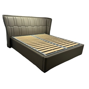 Cadre de lit à <span class=keywords><strong>latte</strong></span> en peuplier de taille personnalisée Queen king amélioré de haute qualité pour base de plate-forme de lit - Product Image 5