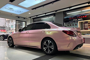 High Gloss PET fantasy sakura pink Car Wrap <b>Vinyl</b> Film 6.5-8.5mil Self-healing Color Changing Body sticker OEM Factory Supply - Product Image 2