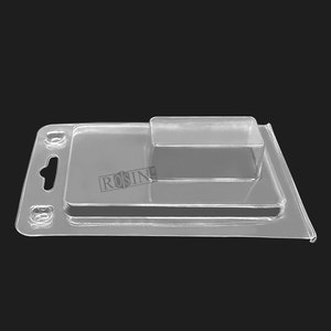 Custom Clear Clamshell Blister Packs Hanging Plastic Clamshell Blister Card Packaging For Accessories