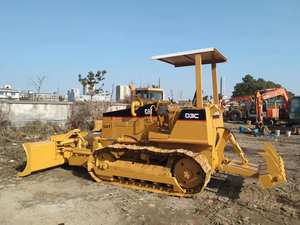 Bulldozer sur chenilles Caterpillar CAT D3C d'occasion, moteur 120 CV d'origine japonaise, pompe à roulement, équipement de construction - Product Image 2