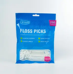 Factory Selling 200pcs floss picks dental Individual teeth flosser dental floss pick making machine popular product