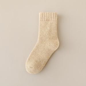 Chaussettes en laine épaisse et chaudes en tissu éponge couleur bonbon pour enfants, vente en gros - Product Image 6