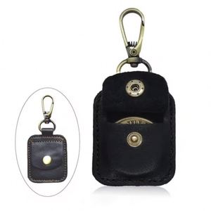 PU Leather Wedding <b>Engagement</b> <b>Ring</b> <b>Holder</b> Exquisite <b>Ring</b> Case Bridal Jewellery Storage with Keychain - Product Image 1