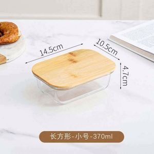 Special Round Glass Plastic Lid <b>Lunch</b> <b>Box</b> Home Crisper Bento <b>Box</b> Microwave Safe Durable Environment-Friendly for Newborns - Product Image 4