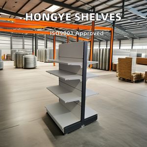 Estantería Metálica Reforzada Personalizada para Supermercados, Exhibidor para Tiendas Minoristas, Diseño de Estantes para Abarrotes <span class=keywords><strong>Carrefour</strong></span> Francia - Product Image 4