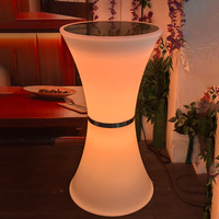 Nouveau produit : Table de bar LED, mobilier de bar, table LED, table de fête, table haute, table de cocktail, table de bar pour mariage, boîte de nuit, terrasse