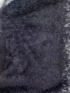 Pull-over chaud personnalisé en vison pour l'hiver Pull en jacquard tricoté à motif de lettres ombrées Pull-over tendance pour hommes