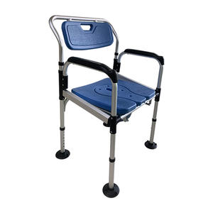 איכות גבוהה מכירה חמה אלומיניום סגסוגת מתכווננת כיסא יציב שרותים כסא שירותים החולה שיקום סיוע מקלחת כיסא אמבטיה - Product Image 2