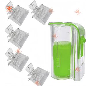 5 PCS Cages Reine En Plastique Transparent et 1 Bouteille De Marqueur Reine Des Abeilles, Outil De Marque D'apiculteurs (1 Bouteille De Marqueur + 5 pcs Clip) - Product Image 1