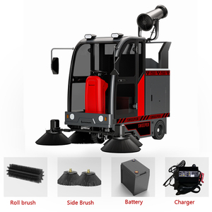 Machine de nettoyage de voirie 1900 mm pour trottoirs, équipement de nettoyage de sols autoporté - Product Image 6