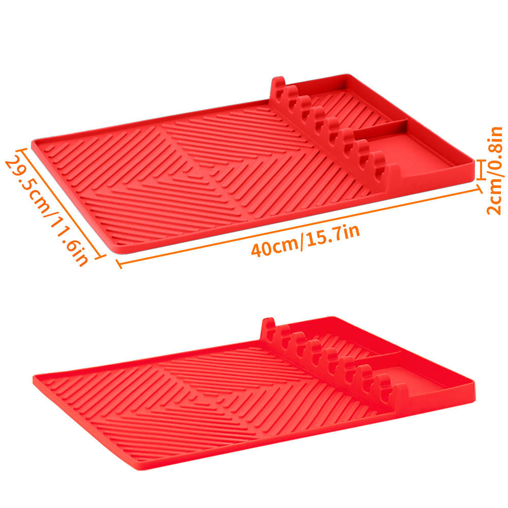 เสื่อย่างขนาดใหญ่-สีแดง