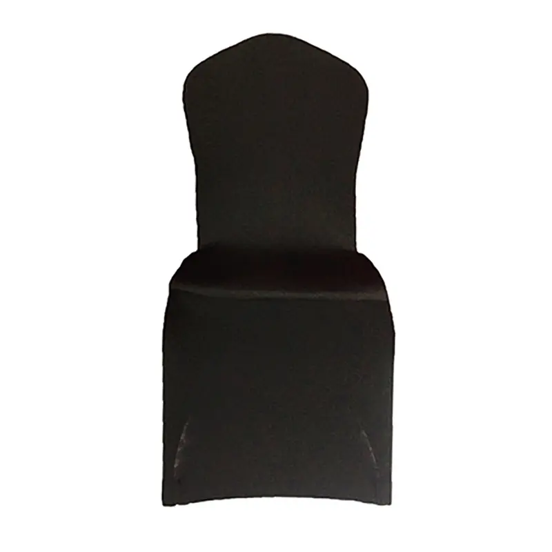 Черные эластичные чехлы на стулья из спандекса, чехлы на стулья для столовой, универсальные эластичные чехлы на стулья, Защитные Чехлы