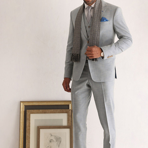 Traje de Pantalón para Hombre, Fabricación Profesional, Ligero, Transpirable, 100% Algodón, para Boda, Conjunto de Pantalón y Chaqueta para Hombre Más Vendido - Product Image 4