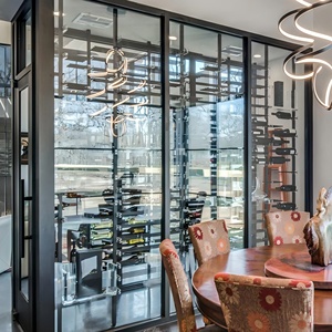 Vente du meilleur réfrigérateur <span class=keywords><strong>à</strong></span> <span class=keywords><strong>vin</strong></span> électrique de luxe en acier inoxydable 304, personnalisé pour usage commercial et domestique, avec porte vitrée, <span class=keywords><strong>cave</strong></span> <span class=keywords><strong>à</strong></span> <span class=keywords><strong>vin</strong></span> - Product Image 4