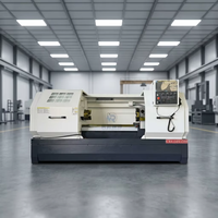 Torno CNC de Cama Plana CK6150 con Controlador FANUC/GSK para Torneado de Metal