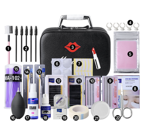 Extensions de cils en plastique Aesphylash, cils en bouquets en gros avec boîte personnalisée - Product Image 2