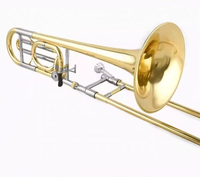 Wholesale Factory Direct Bb/F Tenor Trombone, Professional Slide Brass Instrument for Children & Adult Players