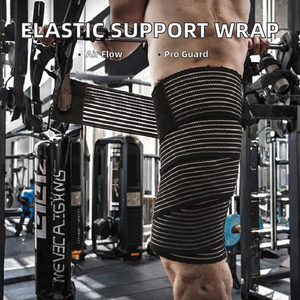 Bande de soutien élastique professionnelle pour le coude, respirante, réglable, avec sangles flexibles, soulage l'arthrite et les blessures sportives - Product Image 2