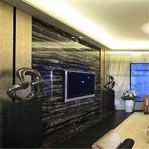 Bạc Rồng Đen Đá Cẩm Thạch sàn gạch với trắng tĩnh mạch - Product Image 6