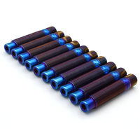 TITST Full Threaded Rod Bolt M3 M4 M5 M6 M8 Length 16-300mm Fully Metric Headless Bolt Thread Stud Rods Titanium Screws