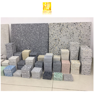 BOTON STONE <span class=keywords><strong>Precio</strong></span> bajo Azulejos de terrazo de cemento Marketing global Losas de mesa de centro de terrazo - Product Image 6