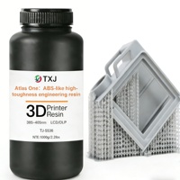 Resina 3D TJ-5536 385-405nm 1kg de Alta Resistencia 35MPa, Compatible con Impresoras LCD/DLP Comunes
