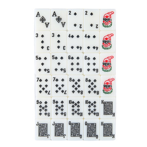 Mini Jade-like Travel <b>Mahjong</b> <b>Set</b> 120Pcs Poker Style <b>Mahjong</b> for Singapore Malaysia Latin Export - Product Image 5