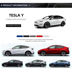 รถยนต์ไฟฟ้ามือสอง Tesla Model Y Long Range All-Wheel Drive สีเทาเข้ม ปี 2024 แบบ 5 ประตู 5 ที่นั่ง SUV พวงมาลัยซ้าย ขนาดล้อ R15 จากจีน - Product Image 4