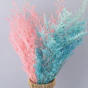 Venta al por mayor blanqueada San Valentín amante hierba para decoración del hogar Ramos para Pascua y Halloween ocasiones limonio conservado - Product Image 3