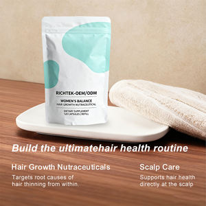 Cápsula de soporte para el crecimiento del cabello OEM Balance para adultos y mujeres, suplemento sanitario no recomendado para mujeres embarazadas - Product Image 4
