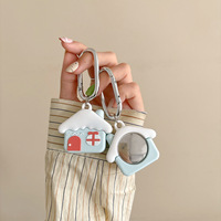 Porte-clés anti-chute créatif et personnalisé en forme de petite maison de dessin animé mignonne pour coque de protection Apple