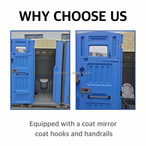 Unité <span class=keywords><strong>Sanitaire</strong></span> Mobile <span class=keywords><strong>de</strong></span> Luxe Prête à l'Expédition, Toilettes Doubles Portables en HDPE pour <span class=keywords><strong>Chantier</strong></span> - Product Image 5