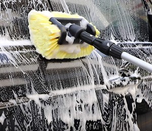 5 Sided Car <strong>Cleaning</strong> <strong>Brush</strong> <strong>Extendable</strong> Car Wash <strong>Brush</strong> - Product Image 2
