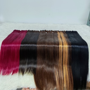 Letsfly 10A Extensions de cheveux humains ondulés naturels, couleur intense, 100% cheveux humains, trame de cheveux ondulés profonds, 12-30 pouces - Product Image 1
